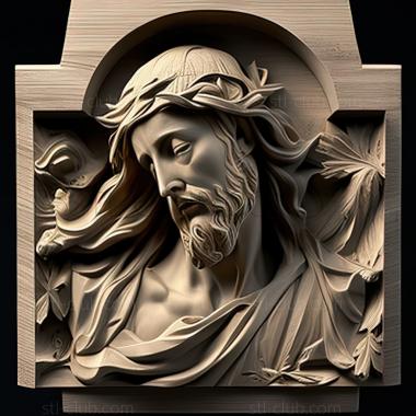 3D model st jesus (STL)